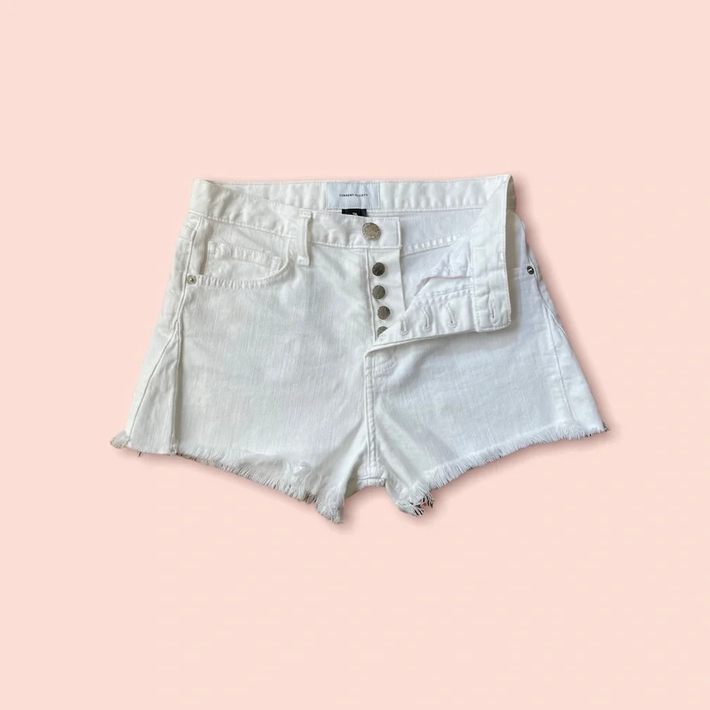Current/Elliott White Denim Jean Short   Sz: 26